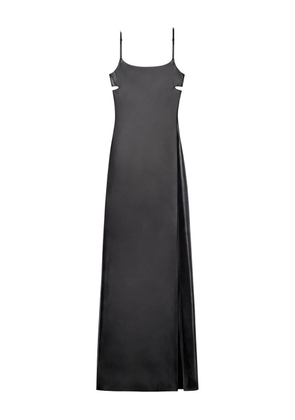Courrèges cut-out long dress - Black