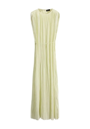 Roberto Collina pleated sleeveless dress - Yellow