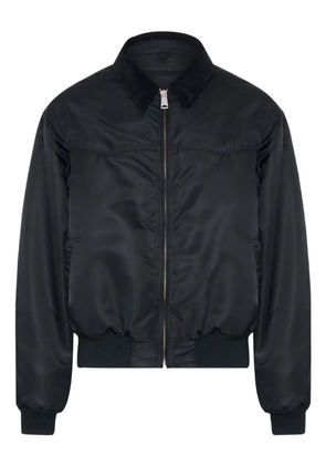 Maison Margiela zip-up cutaway-collar jacket - Black
