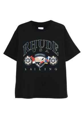 RHUDE Sailing Icon T-shirt - Black