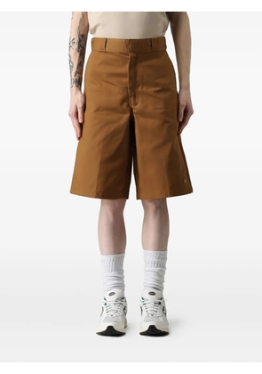 DICKIES logo-patch bermuda shorts - Brown