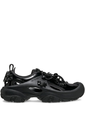 Crocs x Simone Rocha embossed-logo sneakers - Black