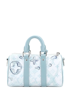 Louis Vuitton Pre-Owned Keepall Bandouliere Bag Limited Edition Aquagarden Monogram Canvas 25 crossbody bag - Blue