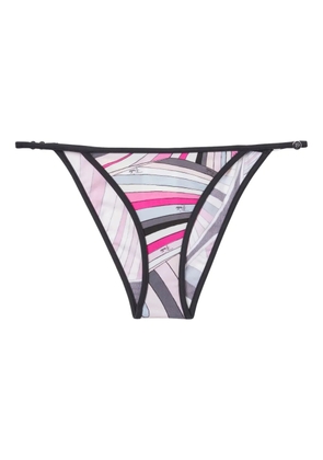 PUCCI Iride-print bikini brief - Pink
