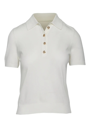 Altuzarra buttoned knit polo top - White