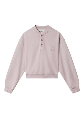 MARANT ÉTOILE Simony embroidered sweatshirt - Pink