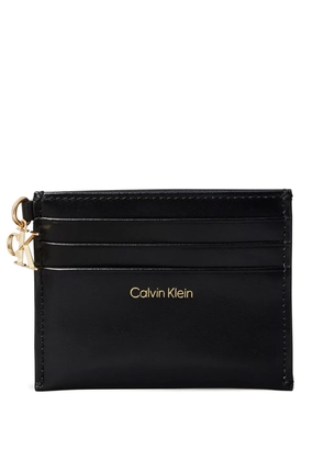 Calvin Klein logo-stamp cardholder - Black