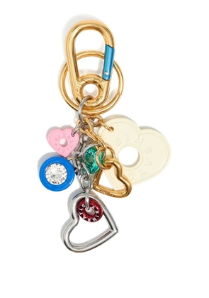 Bimba y Lola heart-pendants keyring - Gold