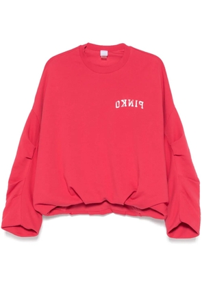 PINKO logo-print sweatshirt - Red