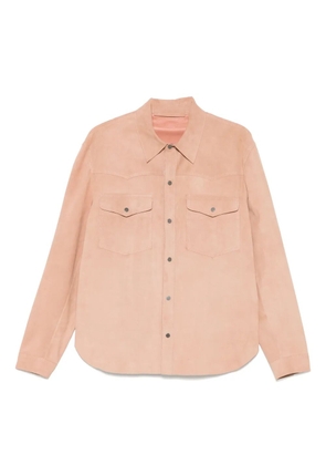 Salvatore Santoro suede shirt - Pink