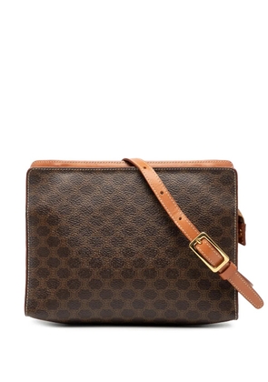 Celine Pre-Owned 2000 Macadam Coated Canvas crossbody bag - Brown
