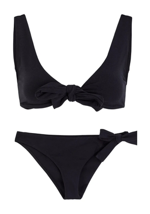 Lisa Marie Fernandez bow-detail bikini set - Black