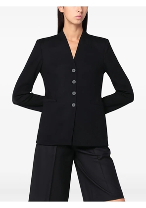 Harris Wharf London button single-breasted jacket - Black