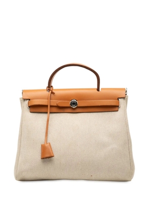 Hermès Pre-Owned 2001 Toile Herbag PM satchel - Brown