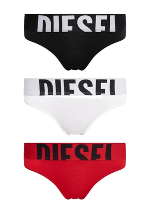 Diesel UFST-Stars thong (pack of three) - Red
