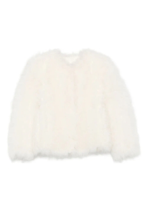 Liska goat-fur jacket - White