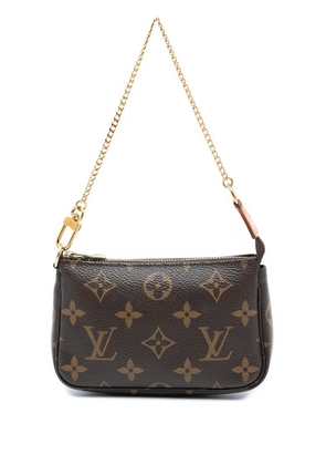 Louis Vuitton Pre-Owned 2019 Monogram Mini Pochette Accessoires handbag - Brown