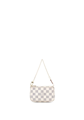 Louis Vuitton Pre-Owned 2013 Damier Azur Mini Pochette Accessoires handbag - White