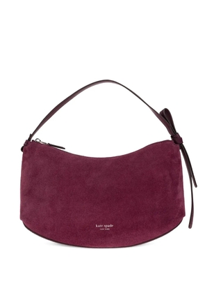 Kate Spade Loop suede shoulder bag - Purple