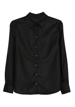 Nine In The Morning buttoned wool top - Black