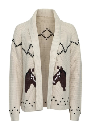 The Great. The Horse Lodge cardigan - Neutrals