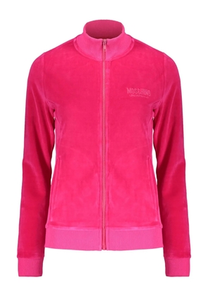 Moschino logo-embroidered sweatshirt - Pink