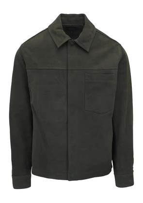 Vince Sycamore pocket leather jacket - Green
