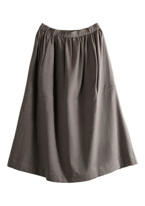 Casey Casey elasticated-waist midi skirt - Grey