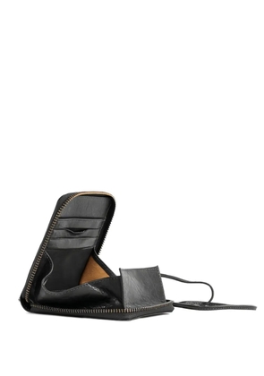 bea mombaers zip-fastening leather wallet - Black
