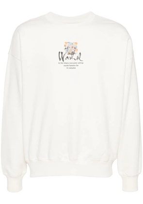 Musium Div. Mixed media sweatshirt - Neutrals