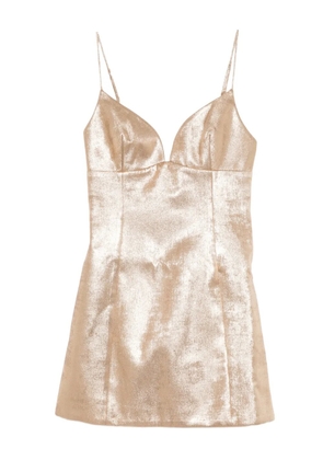 Acler Bartin mini dress - Gold