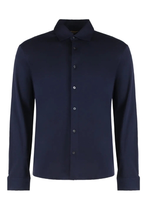 Moorer Montalcino-GCW buttoned shirt - Blue