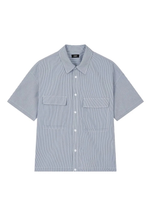 TOMBOY striped short-sleeved shirt - Blue