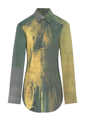 Jean Paul Gaultier The Acid Water printed buttoned shirt - Green
