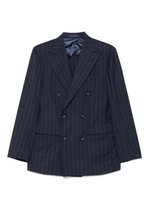 Barba striped blazer - Blue