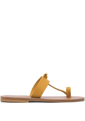 K. Jacques knot-detail thong-toe sandals - Yellow
