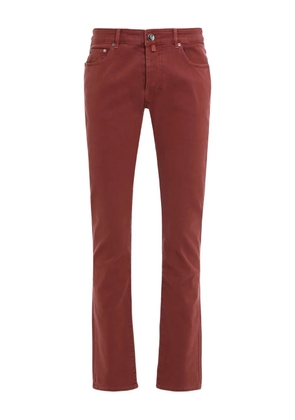 Moorer five-pockets jeans - Red