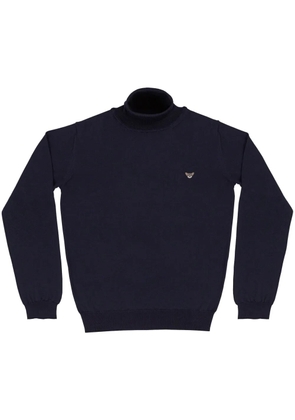 PELO FOUNDATION dog-appliqué jumper - Blue