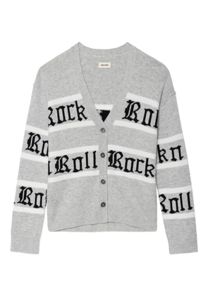 Zadig&Voltaire stripes cardigan - Grey