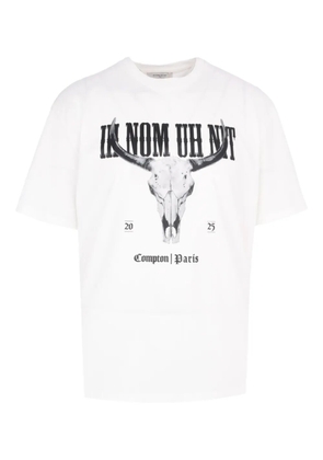 Ih Nom Uh Nit skull-print T-shirt - White