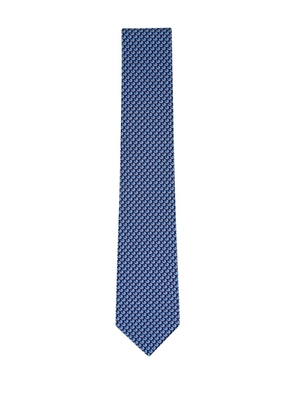 Ferragamo printed tie - Blue