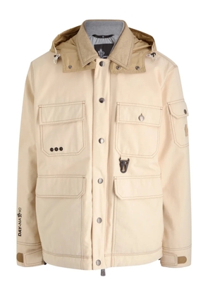 Moncler Grenoble pocket hooded jacket - Neutrals