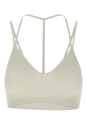 ANDREĀDAMO fine-ribbed bra - White