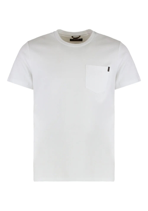 Moorer Bruzio-SLC chest-pocket T-shirt - White