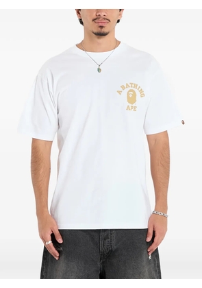 A BATHING APE® Camo College T-shirt - White