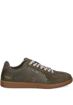 Aeronautica Militare round-toe sneakers - Green