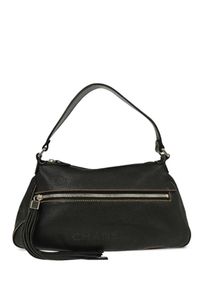 CHANEL Pre-Owned 2003-2004 calfskin tassel handbag - Black