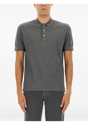 Zegna buttoned polo shirt - Grey