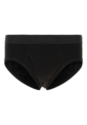 TOM FORD logo-waistband briefs - Black