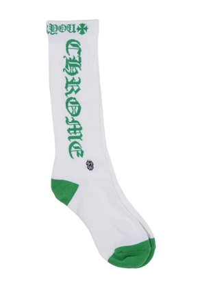 Chrome Hearts logo-embroidered socks - White